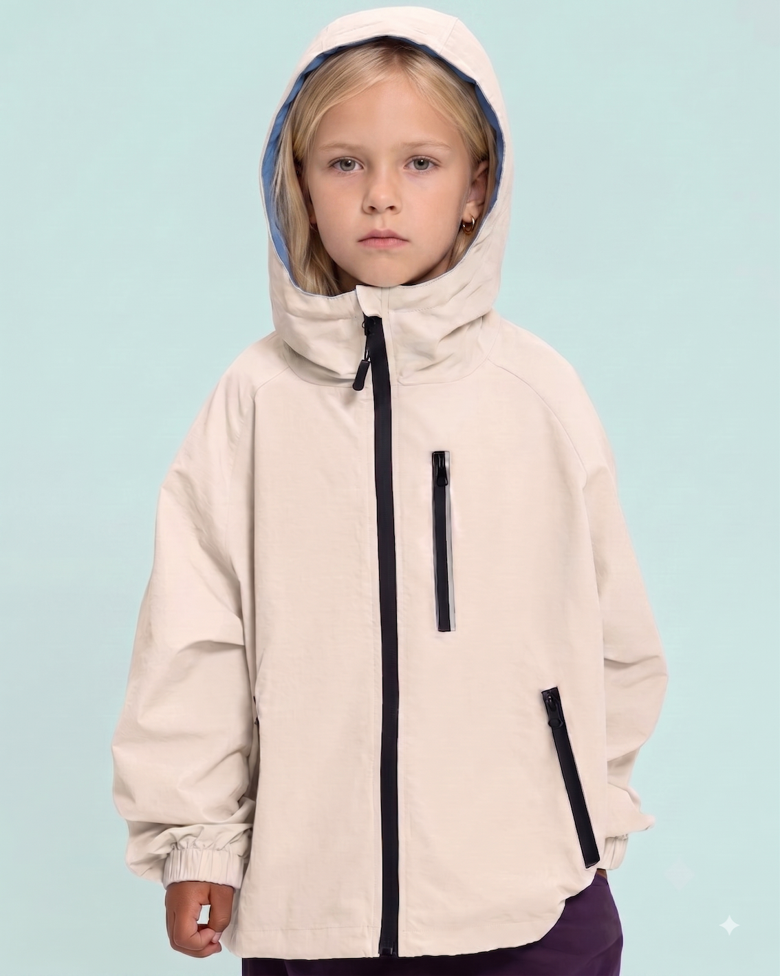 Lolanta Regenjacke für Kinder, Atmungsaktiv, Wasserabweisend mit Kapuze