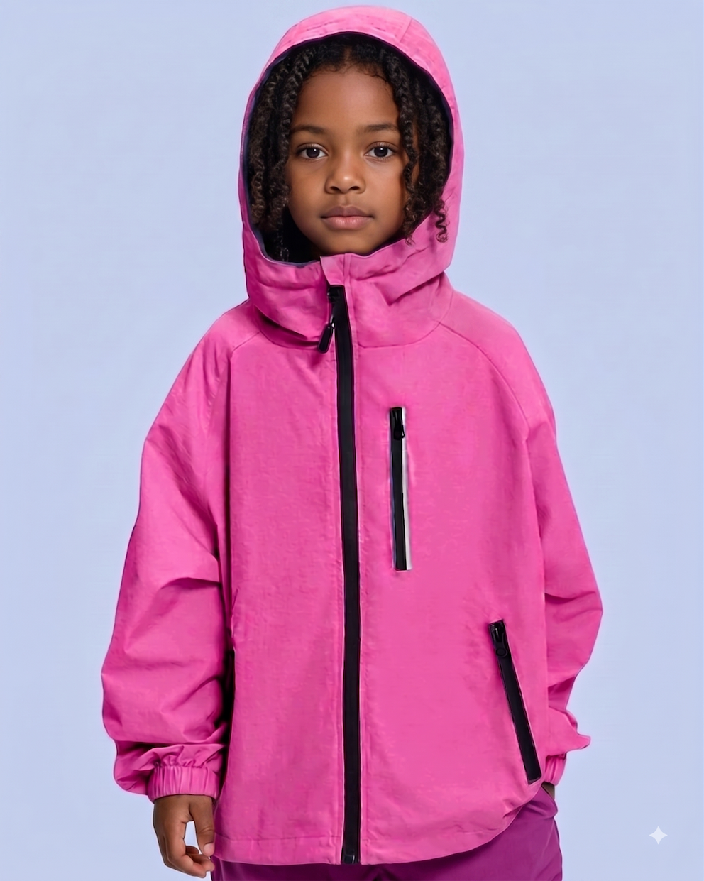 Lolanta Regenjacke für Kinder, Atmungsaktiv, Wasserabweisend mit Kapuze