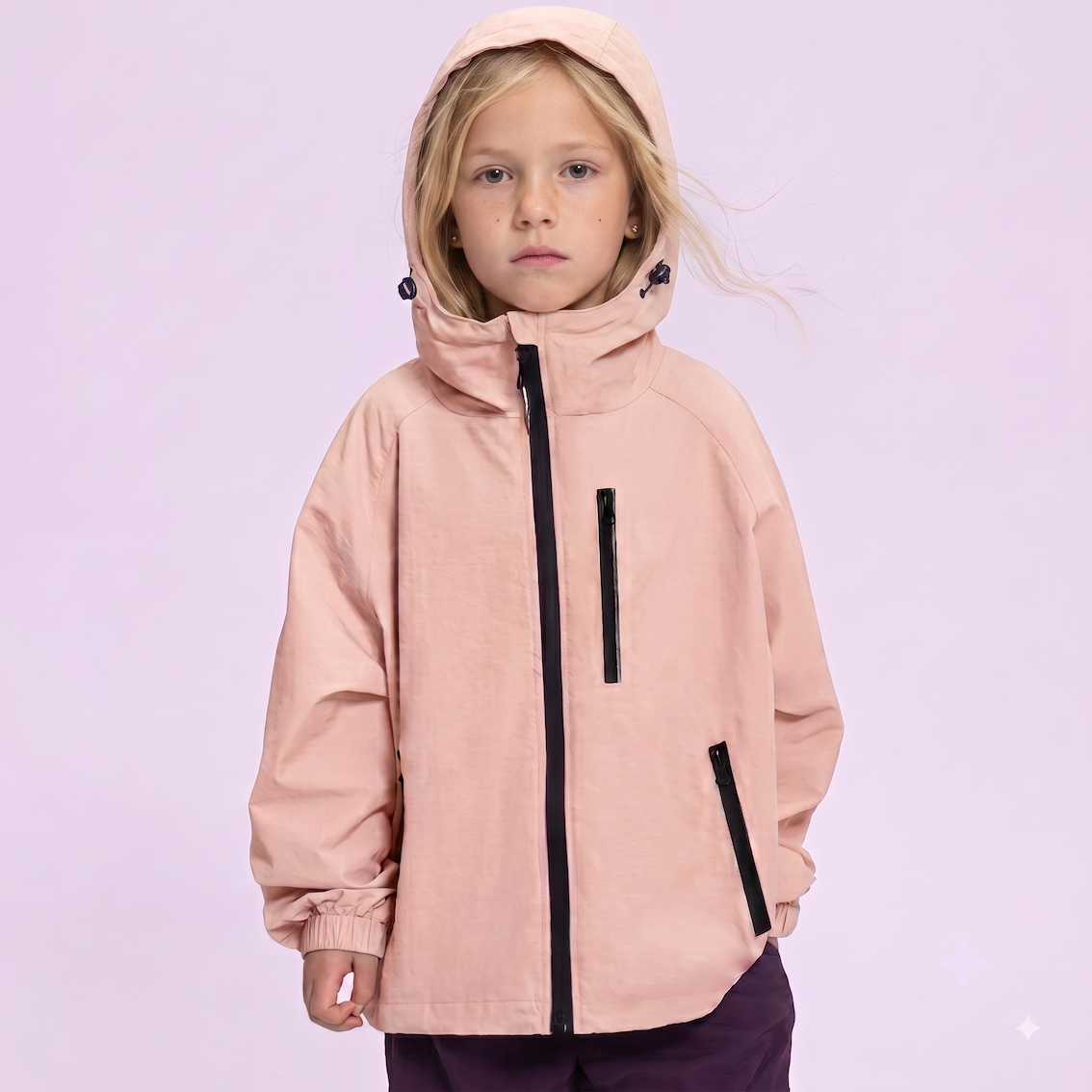 Lolanta Regenjacke für Kinder, Atmungsaktiv, Wasserabweisend mit Kapuze