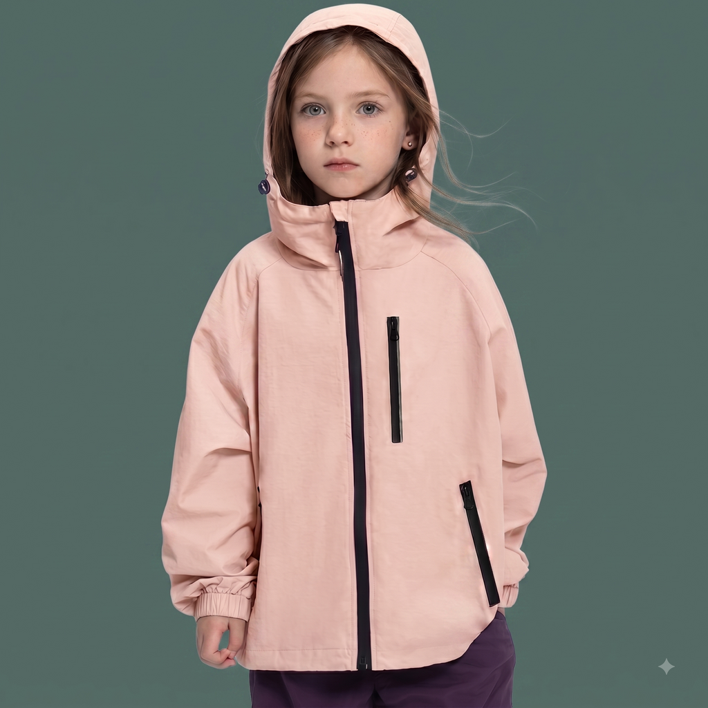 Lolanta Regenjacke für Kinder, Atmungsaktiv, Wasserabweisend mit Kapuze