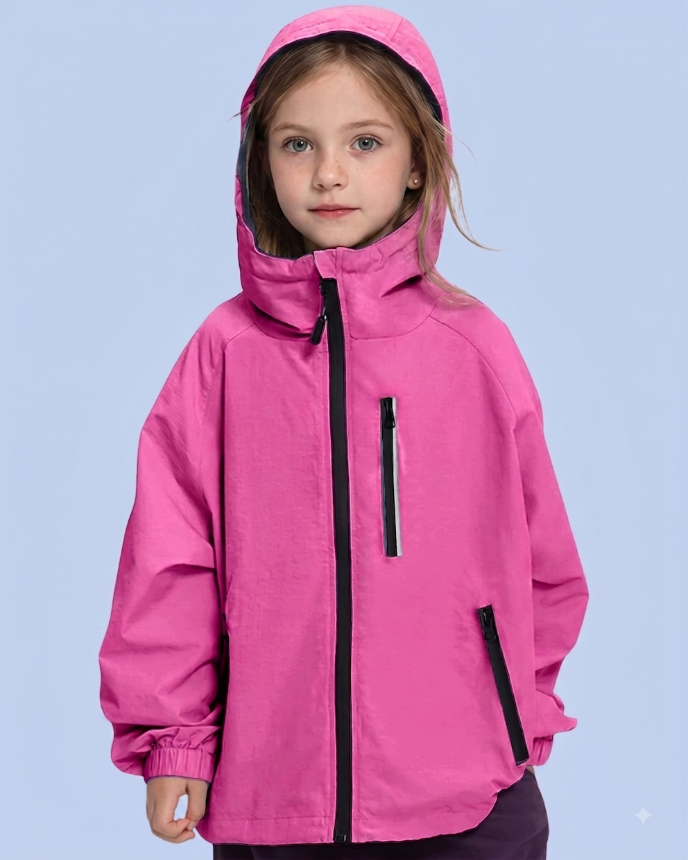 Lolanta Regenjacke für Kinder, Atmungsaktiv, Wasserabweisend mit Kapuze
