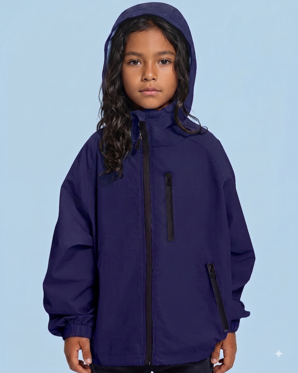 Lolanta Regenjacke für Kinder, Atmungsaktiv, Wasserabweisend mit Kapuze