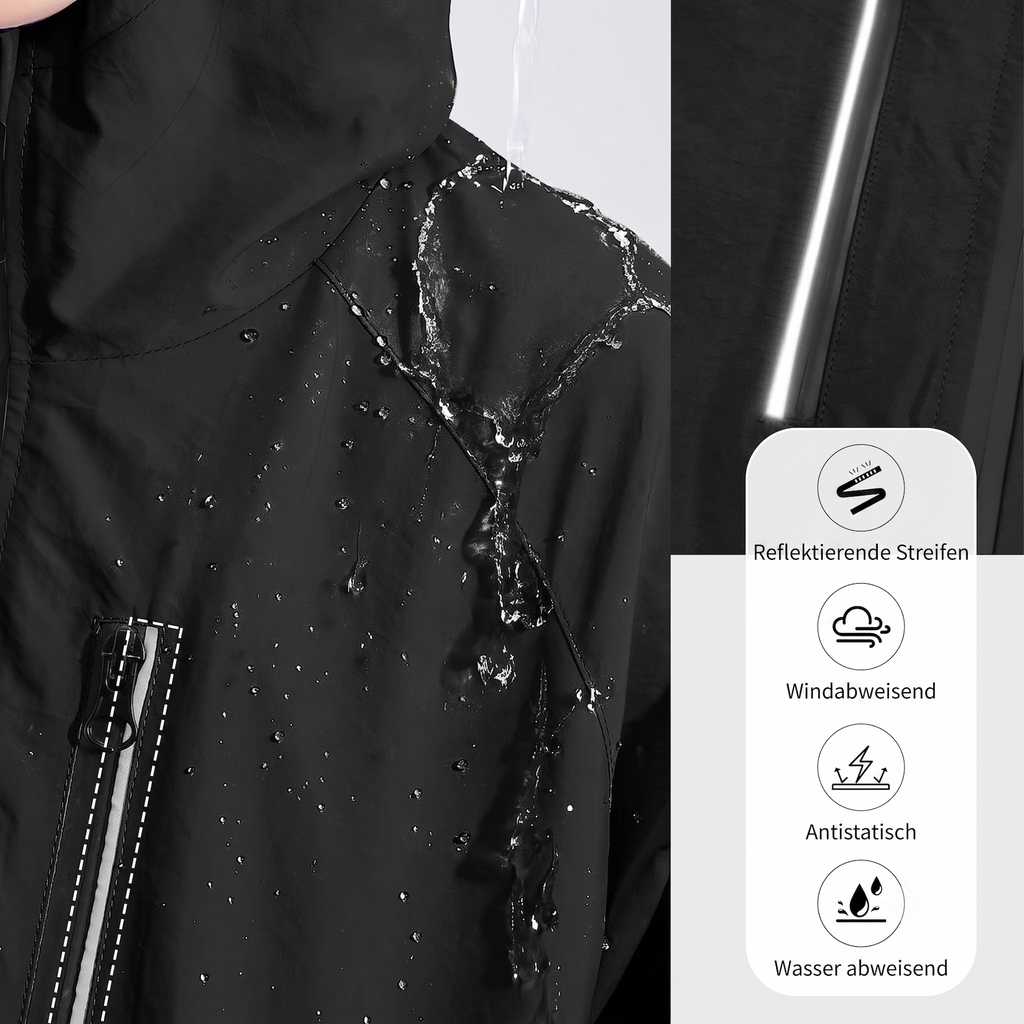 Lolanta Girls Waterproof Hooded Jacket Lightweight Raincoats for Kids Boys Windbreaker Outdoor Rain Jacket 7-15Years