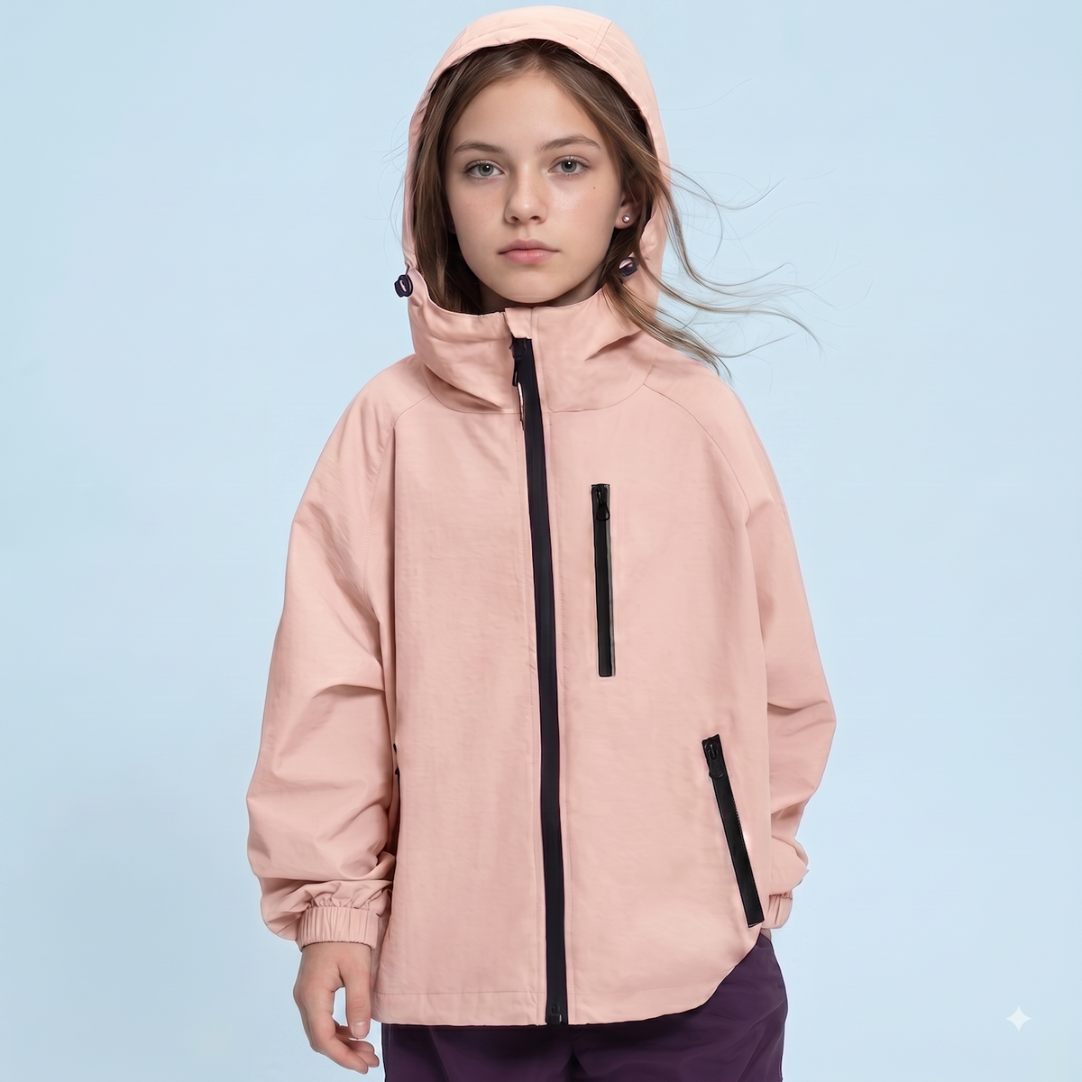 Lolanta Regenjacke für Kinder, Atmungsaktiv, Wasserabweisend mit Kapuze