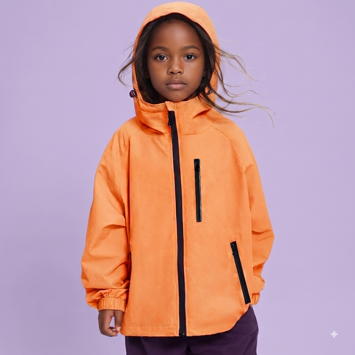 Lolanta Regenjacke für Kinder, Atmungsaktiv, Wasserabweisend mit Kapuze