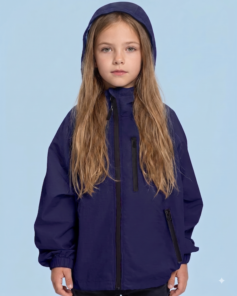 Lolanta Regenjacke für Kinder, Atmungsaktiv, Wasserabweisend mit Kapuze