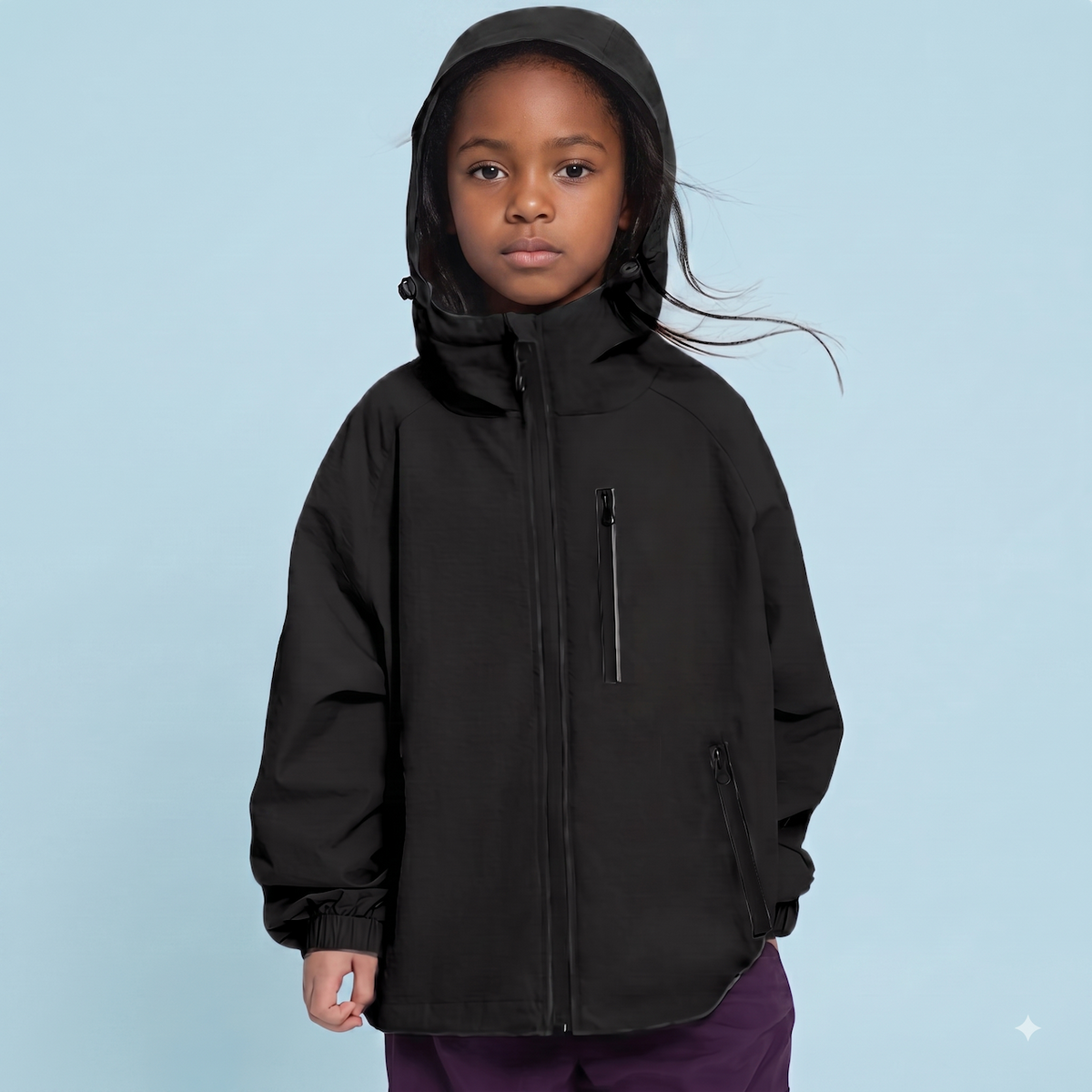 Lolanta Regenjacke für Kinder, Atmungsaktiv, Wasserabweisend mit Kapuze