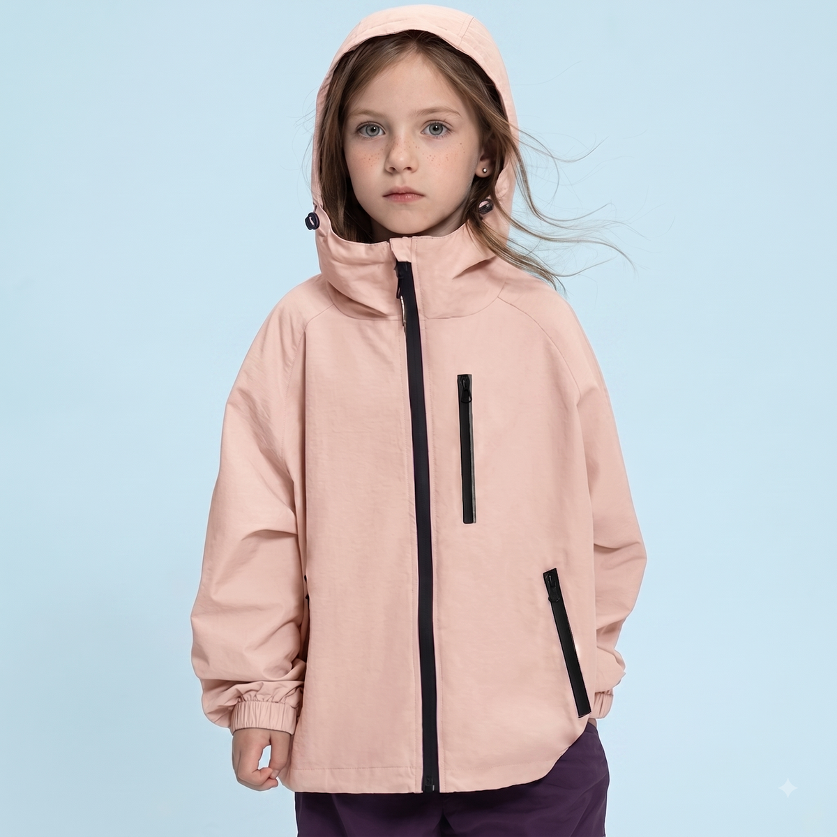 Lolanta Regenjacke für Kinder, Atmungsaktiv, Wasserabweisend mit Kapuze