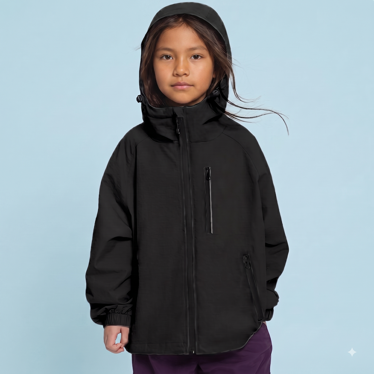 Lolanta Regenjacke für Kinder, Atmungsaktiv, Wasserabweisend mit Kapuze