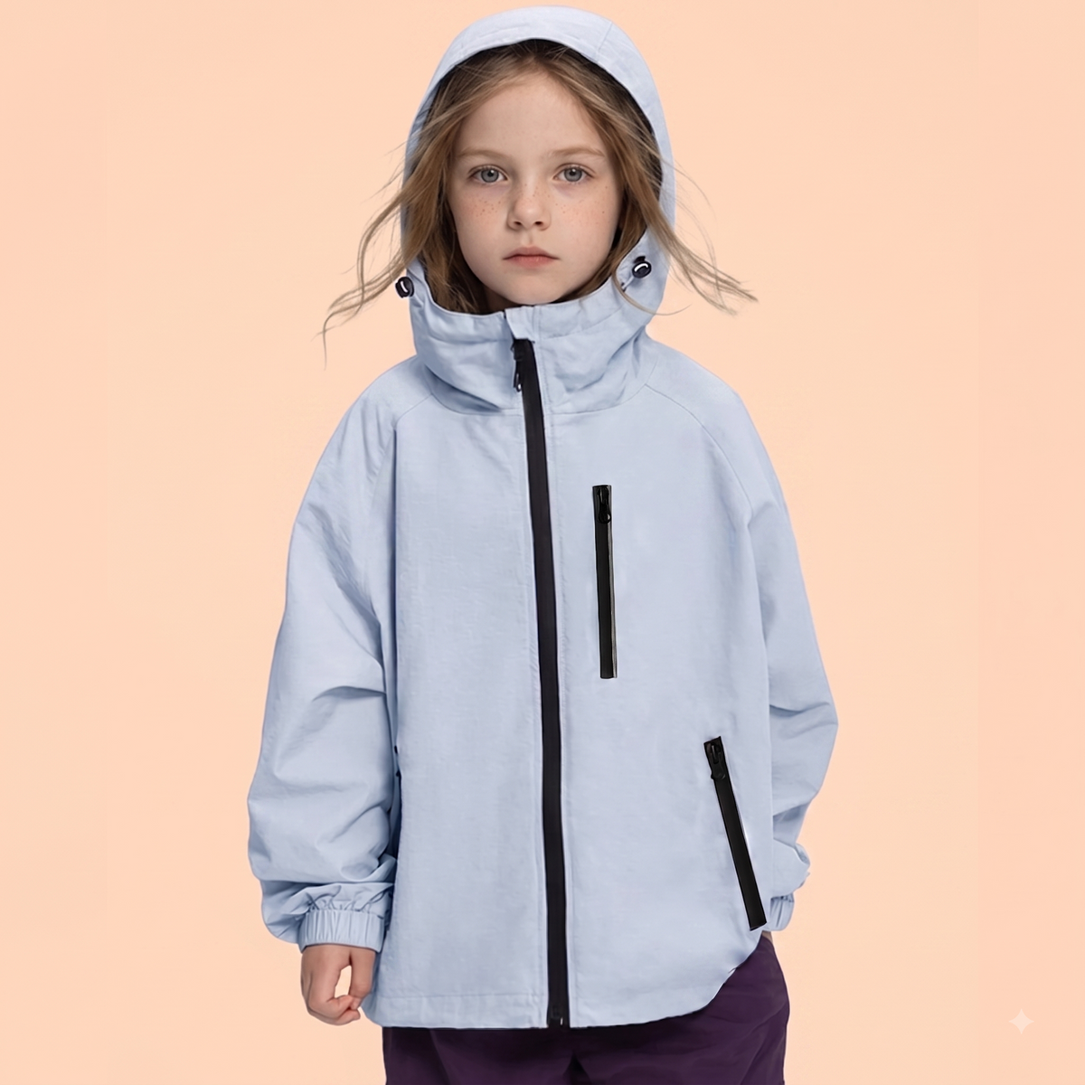 Lolanta Regenjacke für Kinder, Atmungsaktiv, Wasserabweisend mit Kapuze