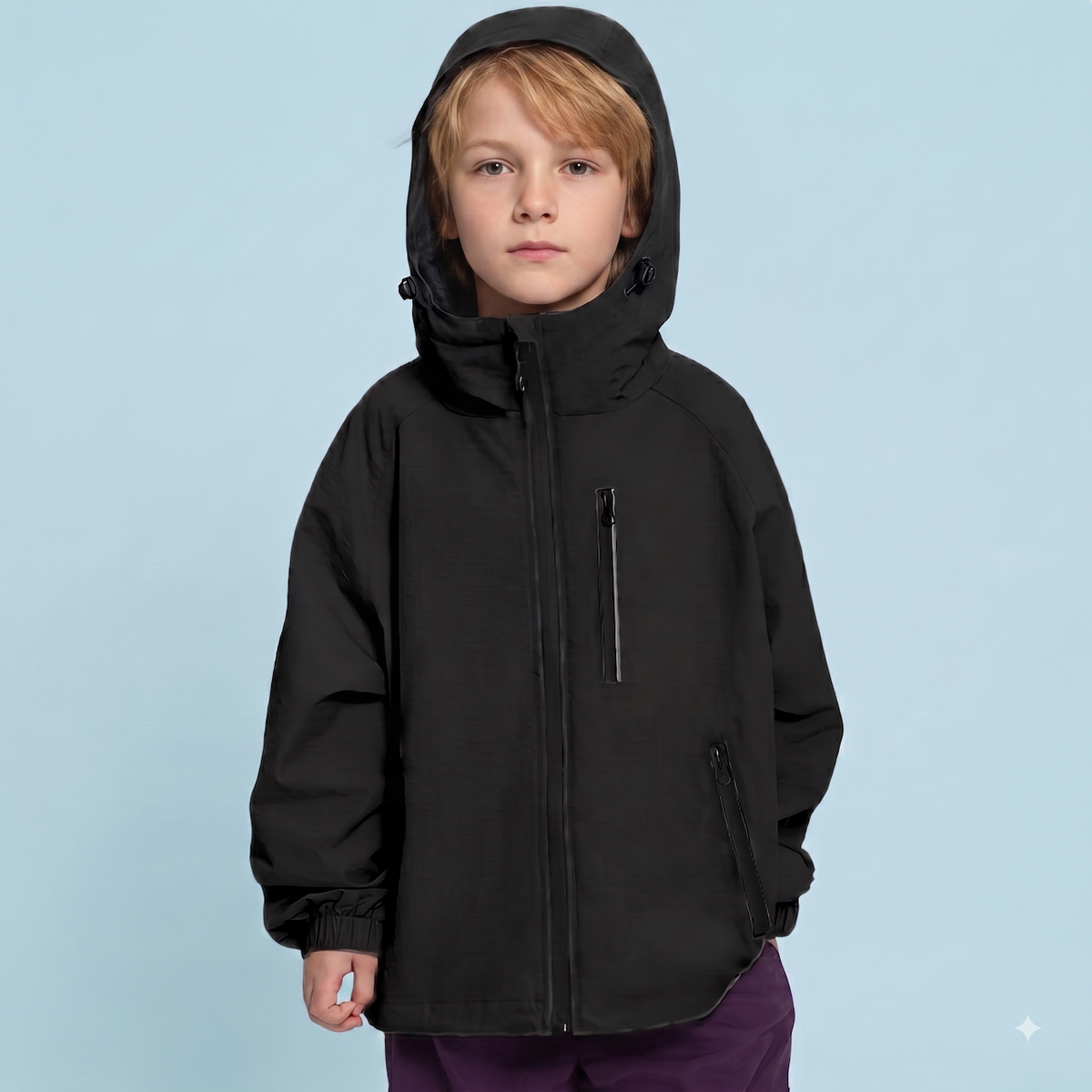 Lolanta Regenjacke für Kinder, Atmungsaktiv, Wasserabweisend mit Kapuze