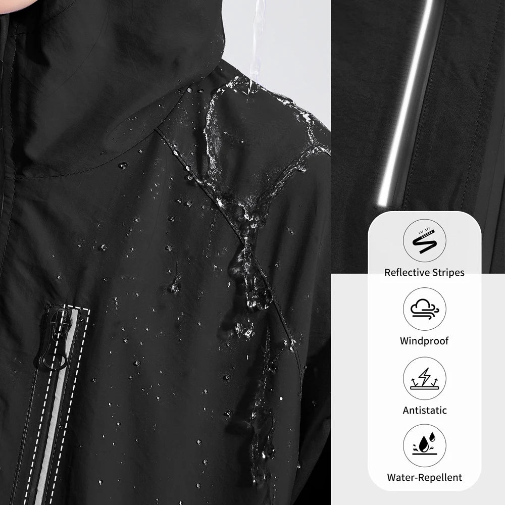 Lolanta Girls Waterproof Hooded Jacket Lightweight Raincoats for Kids Boys Windbreaker Outdoor Rain Jacket 7-15Years