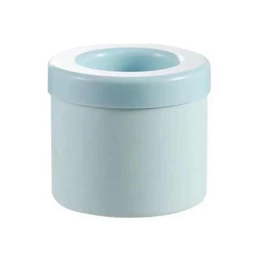 Silicone Cylinder Ice Crate DIY Household Refrigerator Ice Mould Food Grade Silicone Bucket Ice Crate with Lid Summer Drink Tool